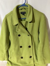 Lands' End Women's Blue Wool-Blend Double-Breasted Peacoat, Size 10 (NWT) — listing 5