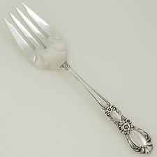 Vintage Silver Serving Piece Lot - Cold Meat Fork, Olive/Pickle Fork, Cream Soup Ladle, Sugar/Jelly Spoon — listing 6