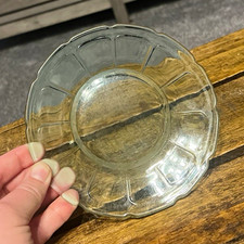 Green Uranium Depression Glass Small Plate with Grape & Leaf Pattern, 5.5 inches — listing 6