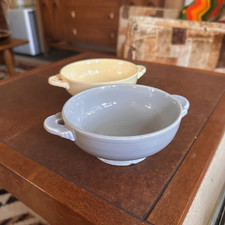 Cobalt Blue Two-Handled Cream Soup Bowl — listing 4