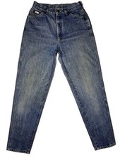 Vintage Lee High-Waisted Tapered Mom Jeans, Medium Wash Denim — listing 6