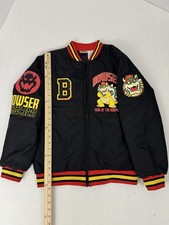 Super Mario Bowser Satin Bomber Varsity Jacket — listing 2