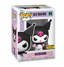 Kuromi by Sanrio Hot Topic Pink Splatter V-Neck T-Shirt, Size M — listing 4