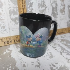 Thomas Kinkade Disney Mickey & Minnie Sweetheart Bridge Morphing Mug — listing 6