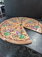 Deborah Mallow Pizza Slice-Shaped Melamine Serving Trays, Set of 3 — listing 4