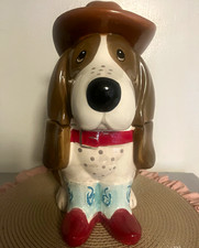 The Pioneer Woman Charlie Boots Cowboy Dog Cookie Jar — listing 6