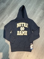 Colosseum Athletics Notre Dame Fighting Irish Pullover Hoodie, Size XL, Charcoal Heather — listing 6