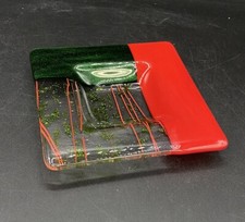 Decorative Glass Trinket Dish - "Behind Every Strong Woman Is a Dog That Follows Her to the Bathroom" — listing 5