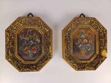 Florentine Giltwood Frame with Watercolor Botanical Print — listing 6