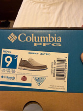 Columbia PFG Women's Slip-On Boat Shoes, Gray/Teal