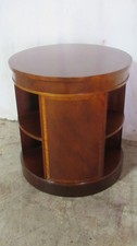 Baker Furniture Two-Tier Round Occasional Table with Caned Lower Shelf — listing 6