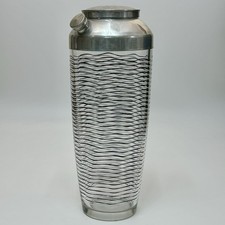 Vintage Three-Piece Cocktail Shaker with Built-In Strainer Cap — listing 5