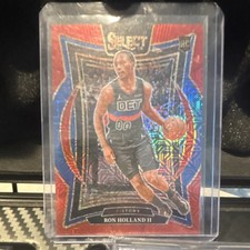 2024-25 Panini Select Ron Holland II Blue Cracked Ice Prizm Rookie Card — listing 6