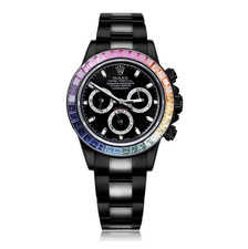 Rolex Cosmograph Daytona 'Rainbow' Chronograph Watch (Reference 116599 RBOW style), Black Dial with Sapphire Bezel — listing 2