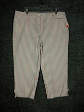 Talbots Skimmer Cotton Capri Pants, Khaki, Women's Size 16 — listing 2