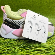 Puma Toddler Sneakers, Green/Blue/Cream Colorway — listing 3