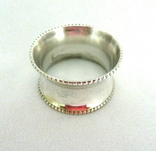 Vintage Ornate Silver-Tone Metal Napkin Rings Set of 12 — listing 3
