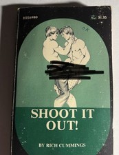SHOOT OUT Volume 1 Number 1 Vintage Gay Adult Magazine (Nebula Video Gunslingers)
