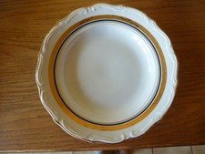 Set of Scalloped White Porcelain Dinner Plates with Gold Trim Yes - has a printed/impressed maker mark — listing 3