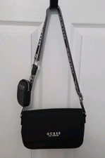 Guess Nylon Logo Crossbody Camera Bag with Adjustable Logo Strap, Black — listing 3