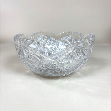 Cut Crystal Diamond-Pattern Serving Bowl — listing 2