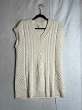 Madewell Gray Knit Button-Front Sweater Vest, Size XS — listing 3