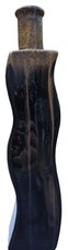 Studio Art Pottery Vase with Applied Flowers and Crystalline Drip Glaze — listing 6