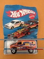 Hot Wheels Baja Bruiser Ford Pickup Truck (Orange, #5 Cragar)