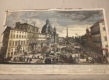 Hand-Colored Engraving 'Maggio' (May) from a Months/Seasons Series, Italian — listing 5