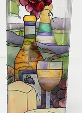 Joan Baker Designs 'Tiffany Cats' Hand-Painted Stained Glass Suncatcher / Paperweight — listing 6