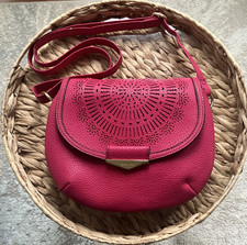 Liz Claiborne Pink Faux Leather Shoulder Bag with Tassel — listing 5