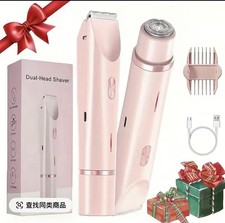 Women's Pink Dual-Head Electric Shaver/Trimmer (Unbranded) — listing 4