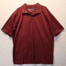 Ariat AriatTek Heat Series Men's Striped Short Sleeve Polo Shirt XL Red — listing 4