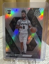 2024-25 Panini Mosaic Stephon Castle NBA Debut Rookie Card #267 (Prizm) — listing 5