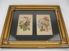 Framed Floral Botanical Decorative Art Print, Signed — listing 5