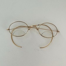 Antique Victorian Oval Wire-Rim Spectacles with Loop-End Cable Temples — listing 3