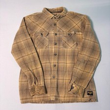 Billabong Core Fit Stretch Plaid Flannel Shirt, Size L — listing 2