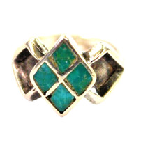 Antique Style Four-Stone Round Cut Ring in Yellow Gold-Tone Setting — listing 3