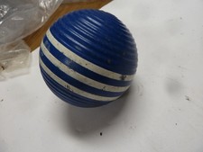 Vintage Forster Ribbed Wooden Croquet Balls Set of 7 — listing 3