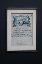 Antique 18th Century Engraved Sheet Music "The Lovely Betrayers" - Framed (11 x 14)
