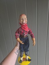 Vintage 1950s Hopalong Cassidy Character Wristwatch with Tooled Leather Cowboy Strap — listing 4