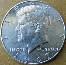 1967 Kennedy Half Dollar (40% Silver Clad) — listing 5