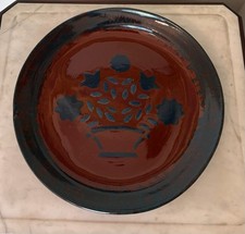 Dorothy Long Redware Pottery Piece, Hand-Signed and Dated 1985 — listing 2