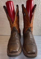 Double-H Boots Men's Brown Leather Western Cowboy Boots, Style DH3261, Size 10.5 D — listing 6
