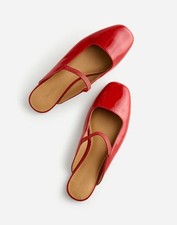 Madewell Black Patent Leather T-Strap Ballet Flats