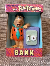 The Flintstones Fred Flintstone Figural Coin Bank in Original Box — listing 5