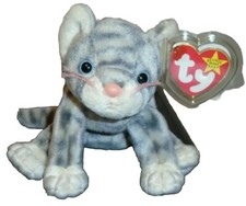 Ty Beanie Baby Silver the Gray Tabby Cat 1999 — listing 3