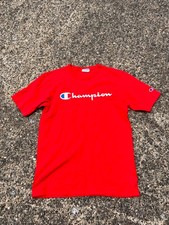Champion Script Logo Short-Sleeve T-Shirt, Charcoal Gray, Size L — listing 6