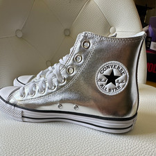 Converse Chuck Taylor All Star High Top Sneakers, Gray Canvas, Unisex M10/W12 — listing 5