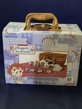 Raggady Ann Teaset Ceramic Figurine Collection (Item #30597) in Original Box Complete set inside — listing 2